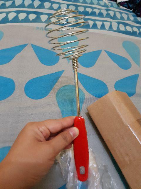 Whisk Kecil Gagang Merah P17cm /kocokan
