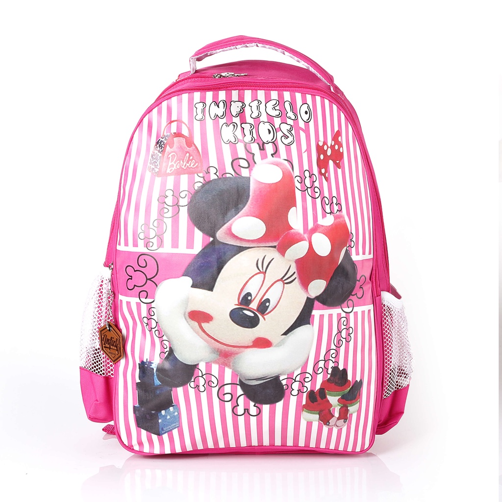 Tas Sekolah Ransel Backpack Anak Perempuan PAUD TK SD Motif Minnie Mouse Lucu Model Terbaru Kualitas Terbaik