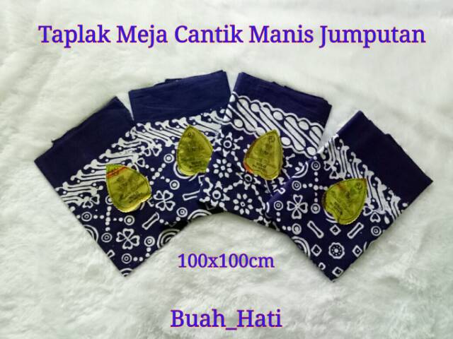 Taplak Meja Batik Cantik Manis Merak Manis Taplak Meja Tamu Taplak Meja Kantor