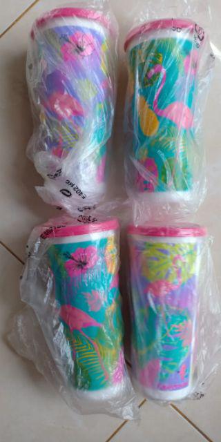 Giant Tumbler Flamingo 475ml Buatan Mexico Import