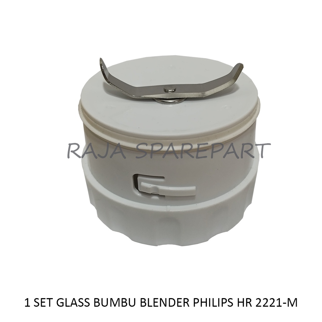 1 SET GLASS + MOUNTING BLENDER BUMBU PHILIPS HR 2221-M