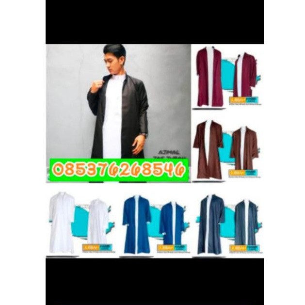 Jubah luar luaran pria import merk ajmal anak