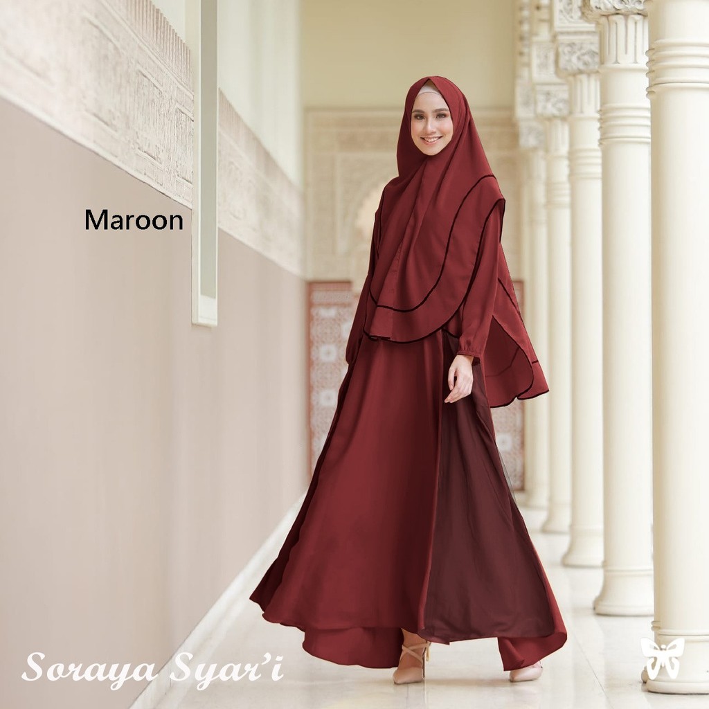 HOPYLOVY - SALE Gamis Wanita Soraya Syari