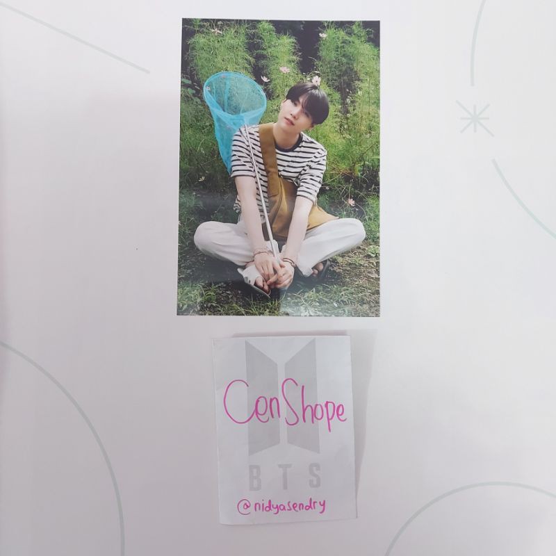 4x6 PHOTO SUGA SEASON GREETING 2021 BTS