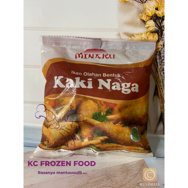 

KC Frozen - MINAKU Kaki Naga 200 gram / Ikan Olahan Bentuk Kaki Naga