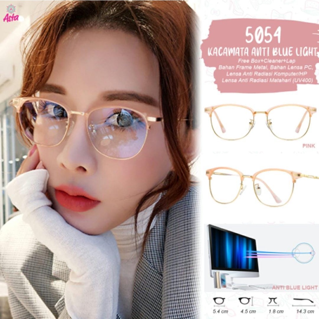 Kacamata Anti Blue Light 5054 by Kacamata Asta