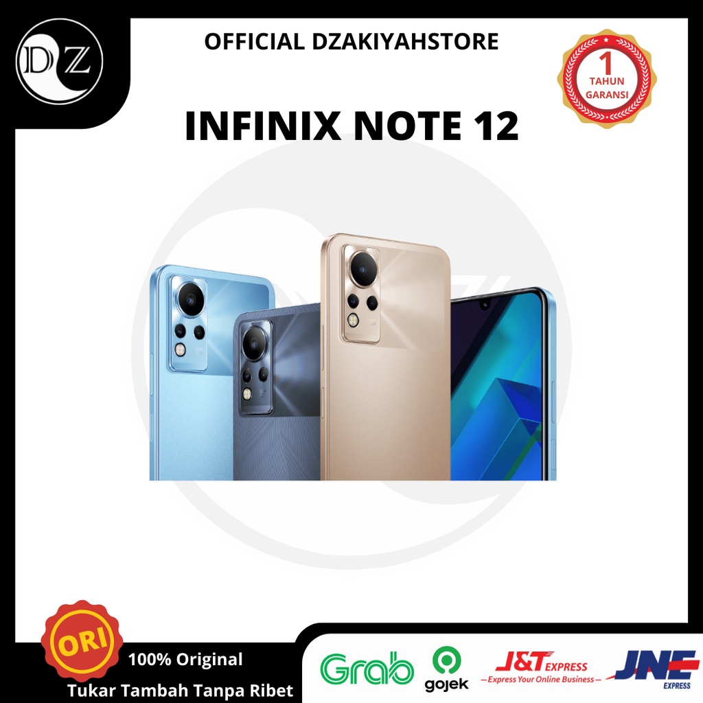 Jual INFINIX NOTE 12 8/128GB 8/256GB NEW GARANSI 1 TAHUN | Shopee Indonesia