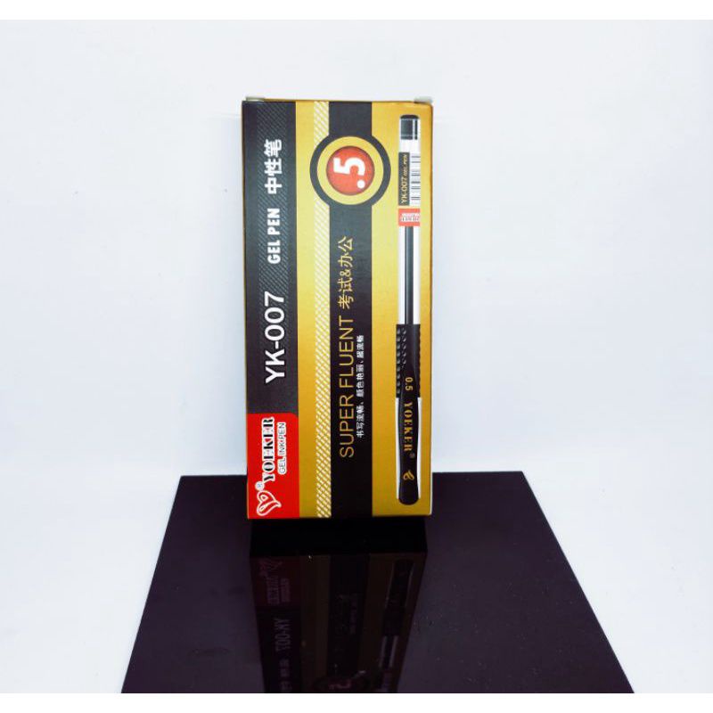 

Pen Gell Yoker 007 Tip.0.5/Pulpen Yoker 007/ Pen Gell Murah 0.5