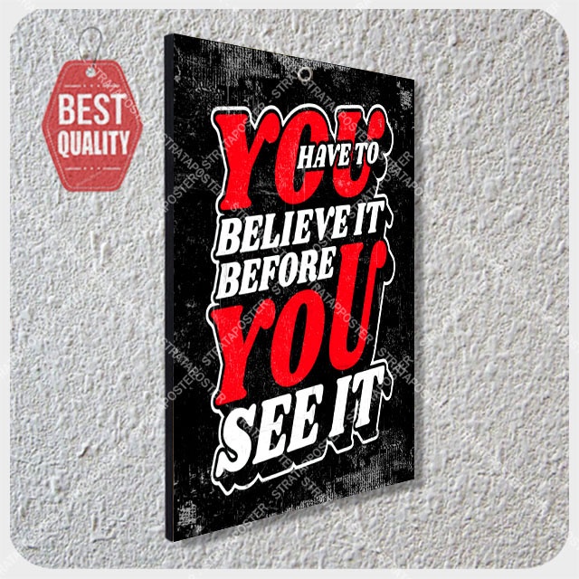 Hiasan dinding Quotes Poster motivasi Wall decor kata kata motivasi 2030119STA