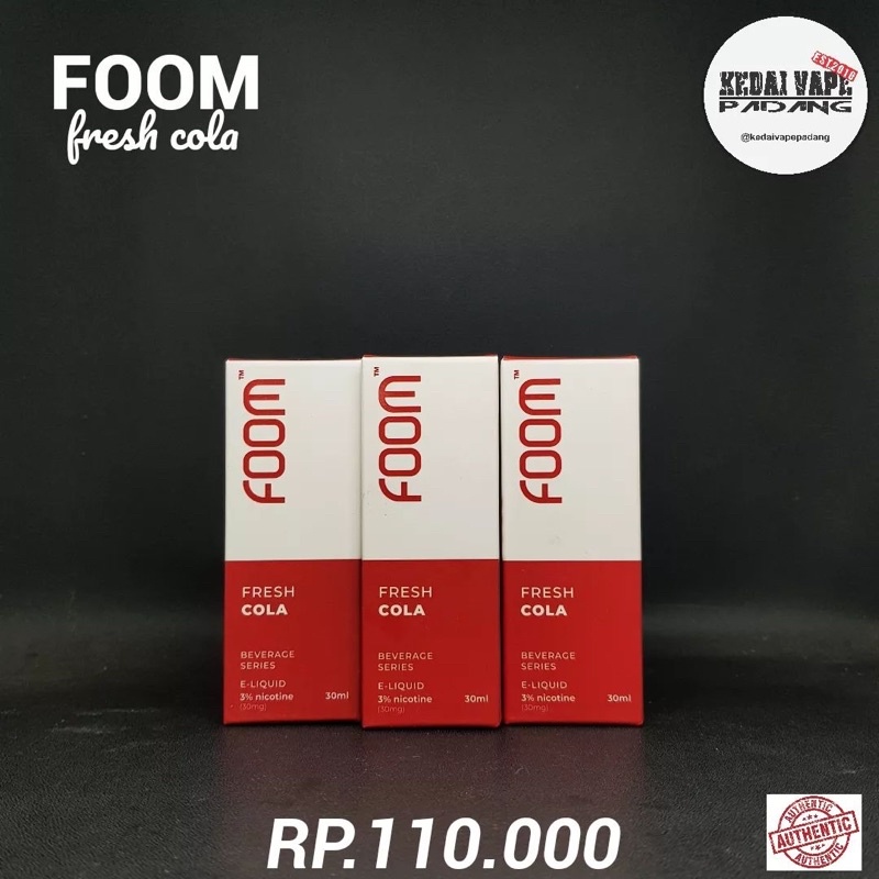 Jual Liquid Salt Foom Beverage Series Fresh Cola Ice Capucino Ice Tea