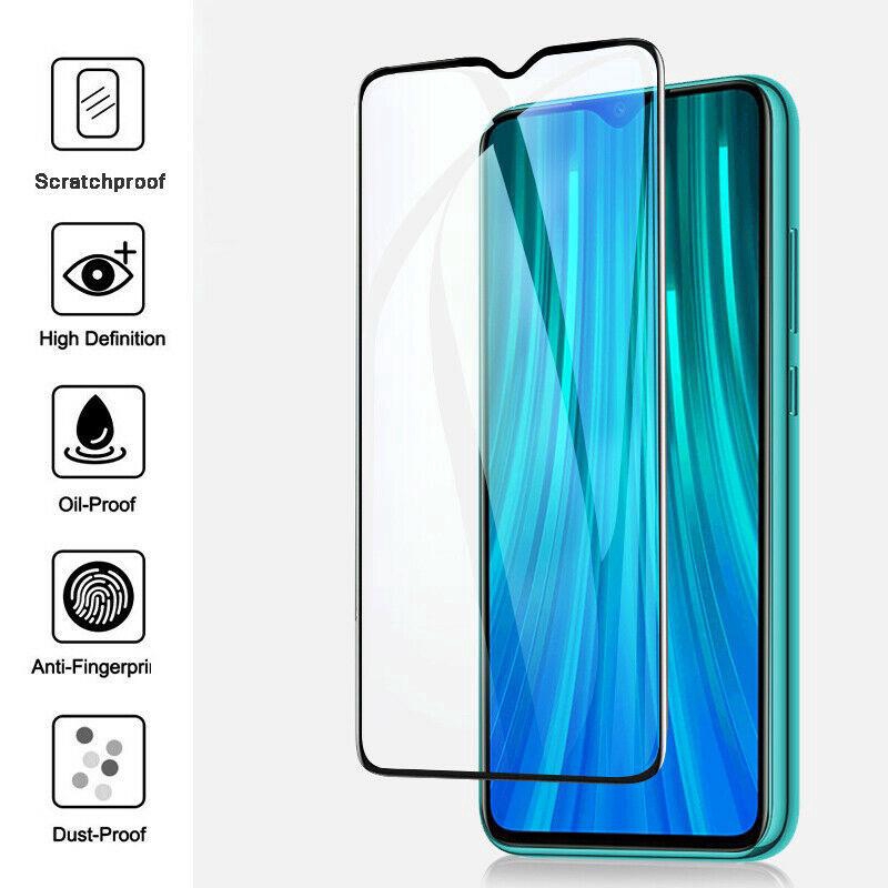 Tempered Glass Pelindung Layar Xiaomi Redmi Note 8 8 Pro Full Cover