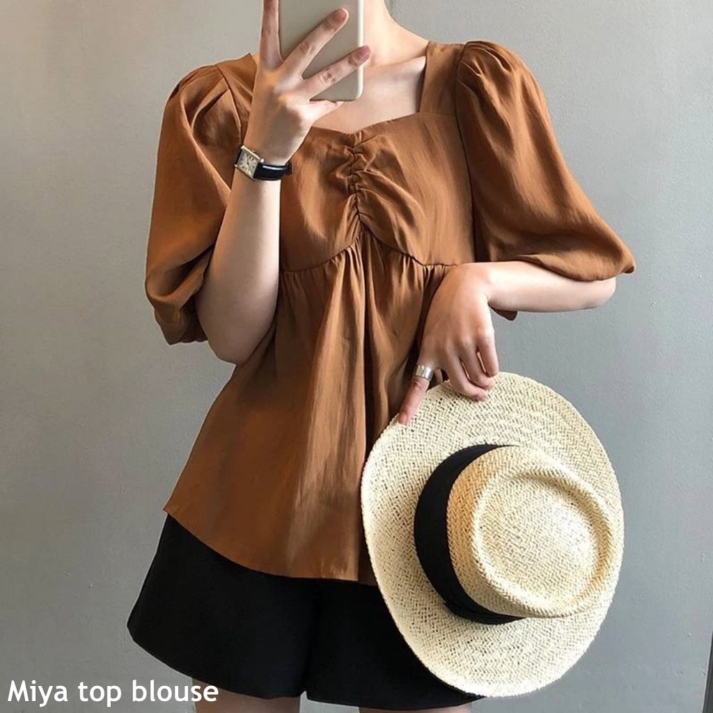 Miya top blouse - Thejanclothes