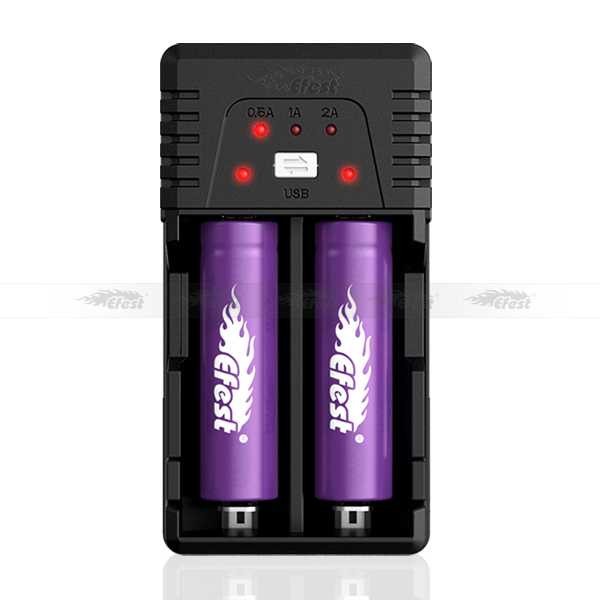 Grosir Efest BIO V2 Charger Baterai Dual Slot for 18650 / 18500 / 10440