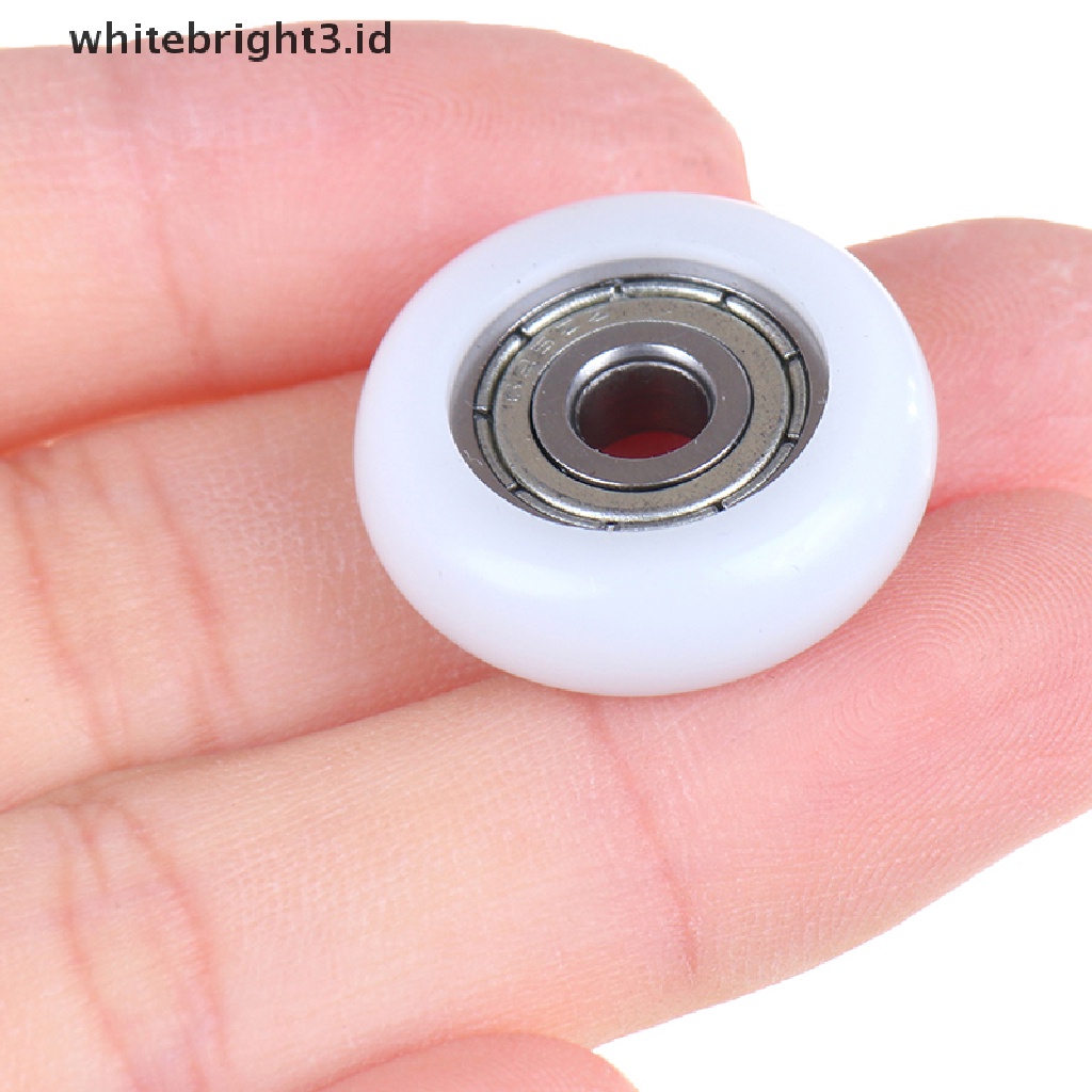 (whitebright3.id) 2 / 5 / 10 Pcs Roda roller Geser Pengganti Bahan Plastik Untuk Pintu shower