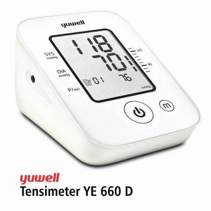 Yuwell Pengukur Tekanan Darah Tensi Blood Pressure Monitor - YE660D - White