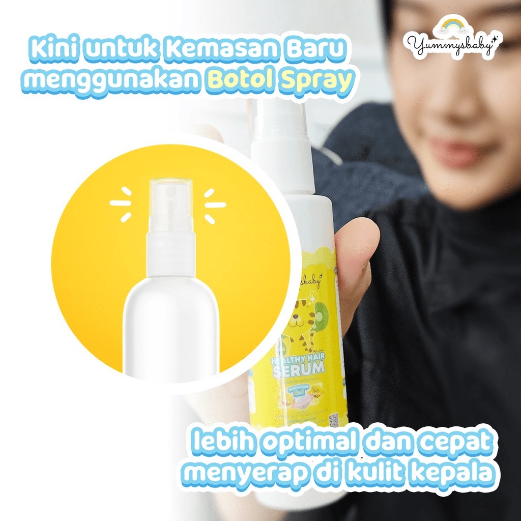 Yummys Baby Shampoo &amp; Serum - Penumbuh Rambut Bayi 100ml