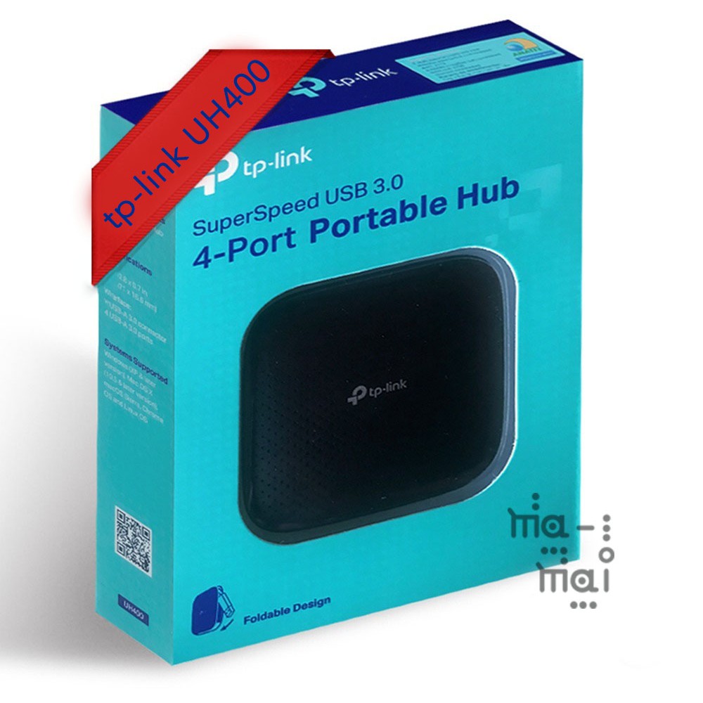 TP-Link Accessories Computer UH400 USB 3.0 4-Port Portable Hub