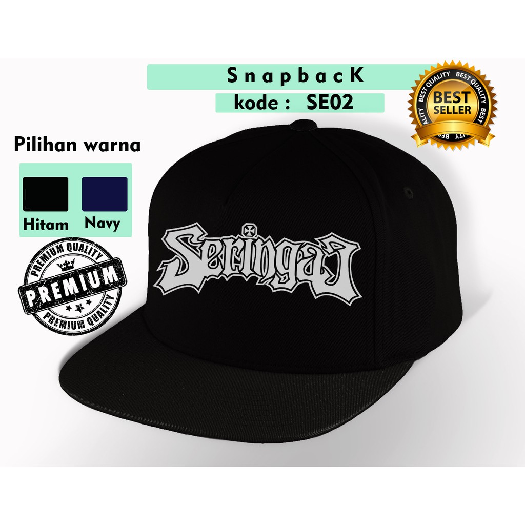 Topi seringai / Snapback distro premium seringai se02p