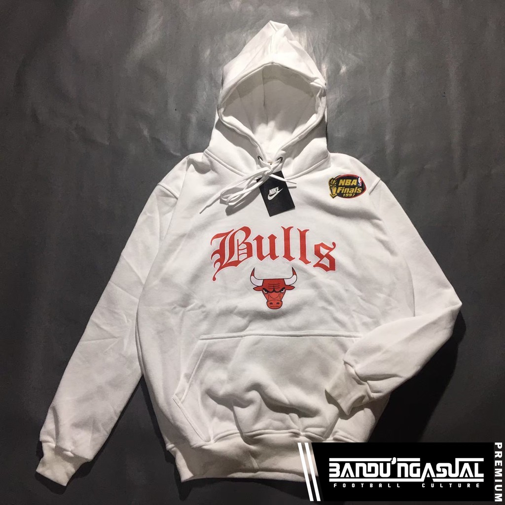 HOODIE NIKE X CHICAGO BULLS (WHITE)