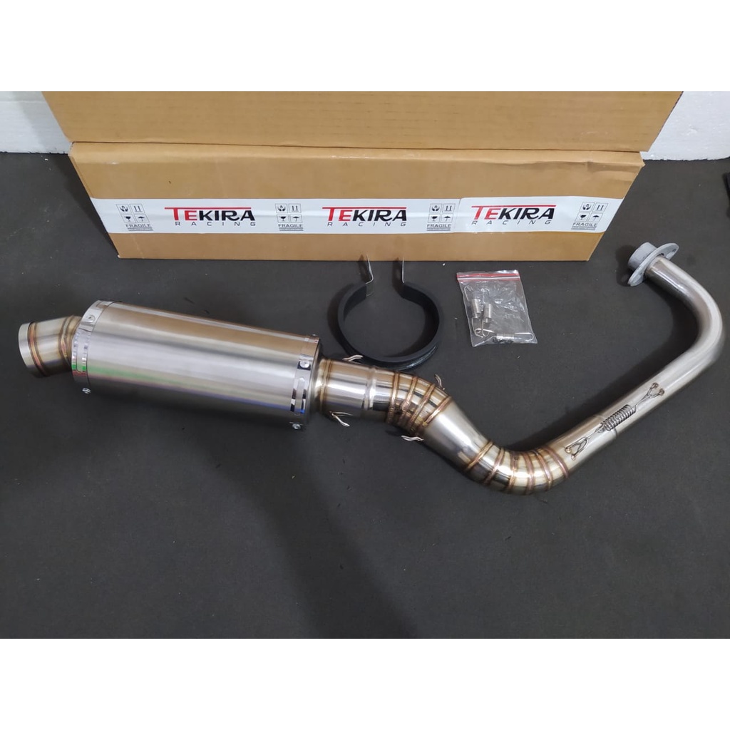 Knalpot CLD C2 C3 38mm Polos Full System All New Vario 150 125 Keyless Led Bohlam 110 eSP Techno Fi 