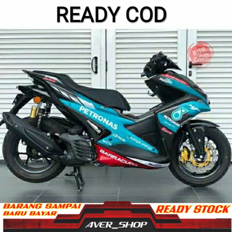 Decal aerox 155 full body Striping motor aerox Stiker decal Aerox full motif petronas