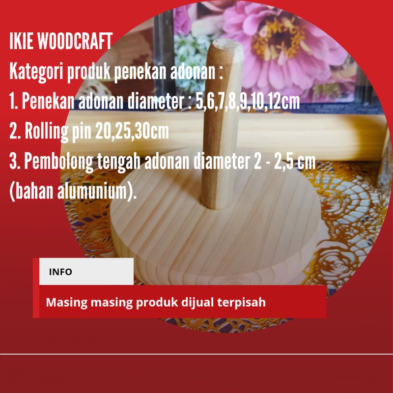 IKIE Cetakan Donat | Rolling Pin