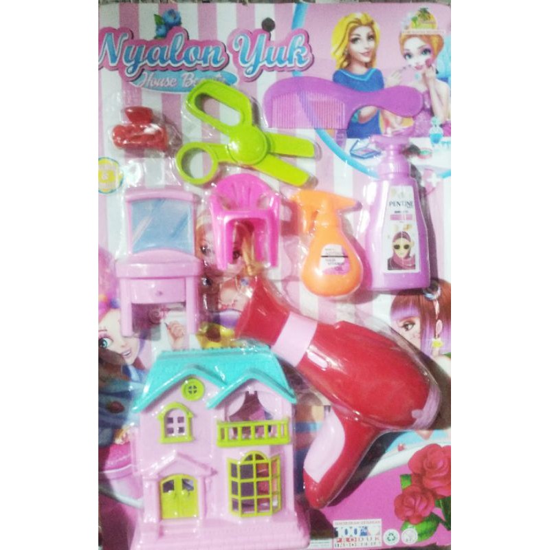 Mainan Nyalon Yuk Mainan Salon Salonan Anak Perempuan 1 Set Shopee Indonesia