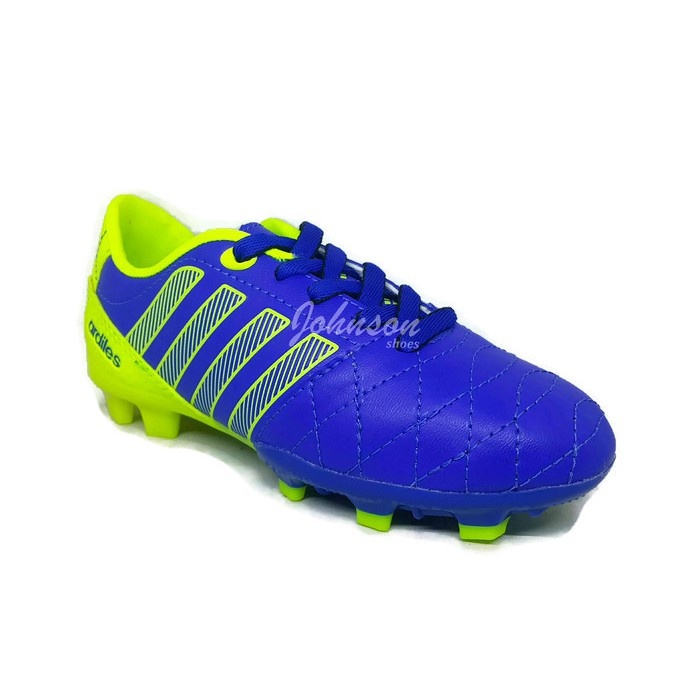 Sepatu Bola / Soccer Anak Kecil ARDILES - NEW GUETTA Biru / Hijau Citron