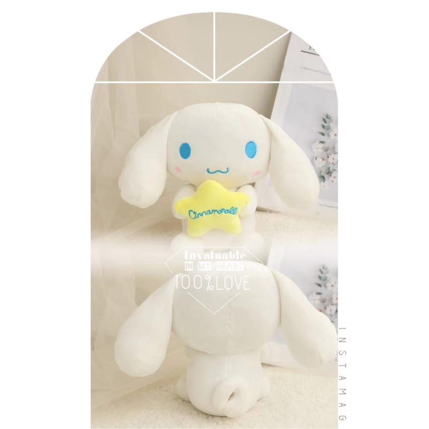 Boneka Cartoon  Pegang Star  Bahan Halus dan Lembut