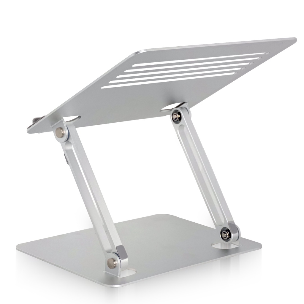 DUDUKAN LAPTOP STAND HOLDER PREMIUM Dudukan Laptop/Tablet Holder Portable Alumunium/Penyangga Tablet/Laptop