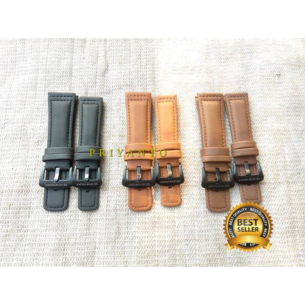 Strap Tali Jam Tangan Kulit Leathers 7Friday 28mm Grade A kulitt