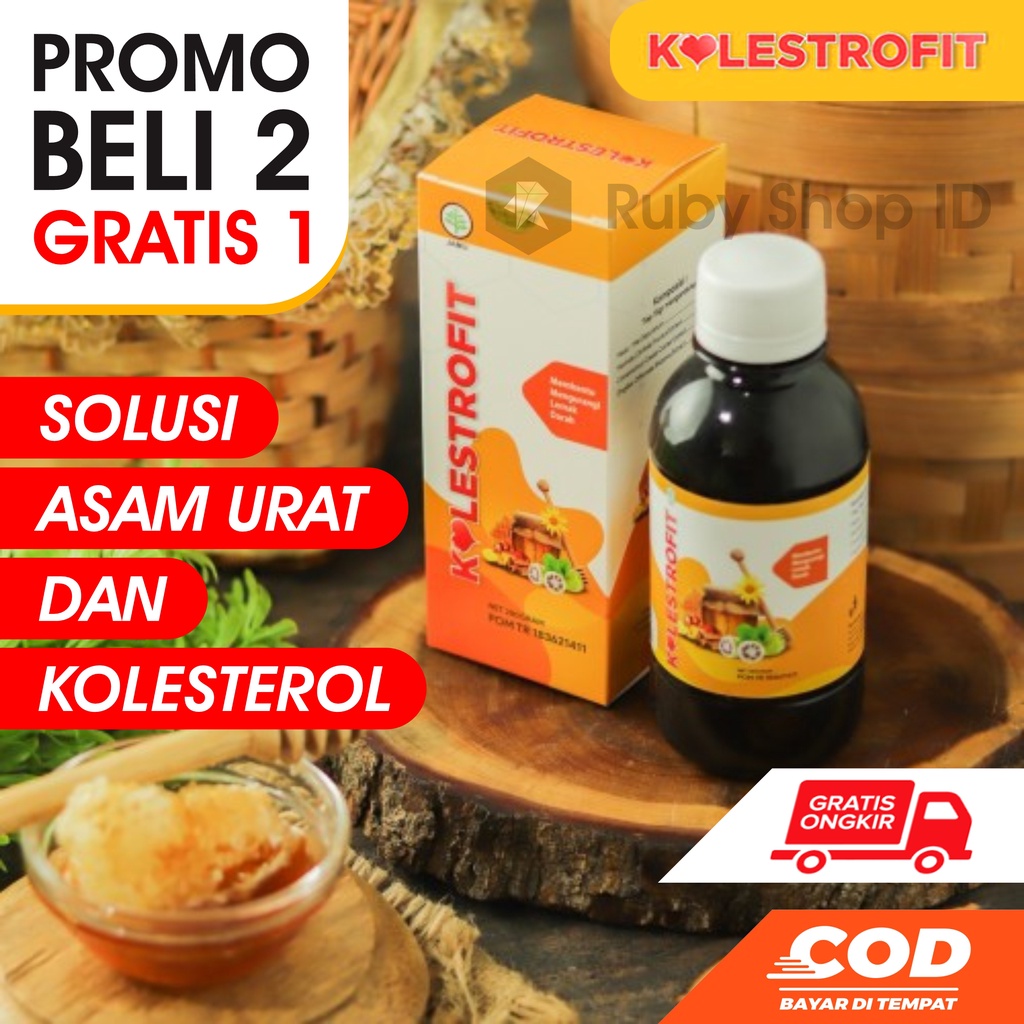 

Madu KOLESTROFIT Obat Herbal Untuk Mengatasi Mengobati Mencegah Menurunkan Kolesterol Tinggi Lemak Darah Asam Urat Nyeri Sendi Ampuh Halal BPOM