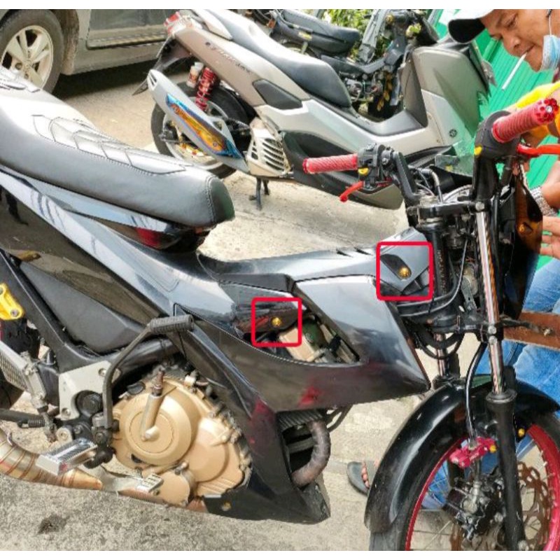 Set Baut Body SATRIA FU Kanan Kiri Model Big Head Probolt Original Stainless Thailand