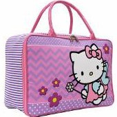 [PA] TRAVEL BAG SUPER KANVAS KARAKTER (TAS KOPER JINJING/TAS RENANG) /HELLO KITTY - UNGU - TA001