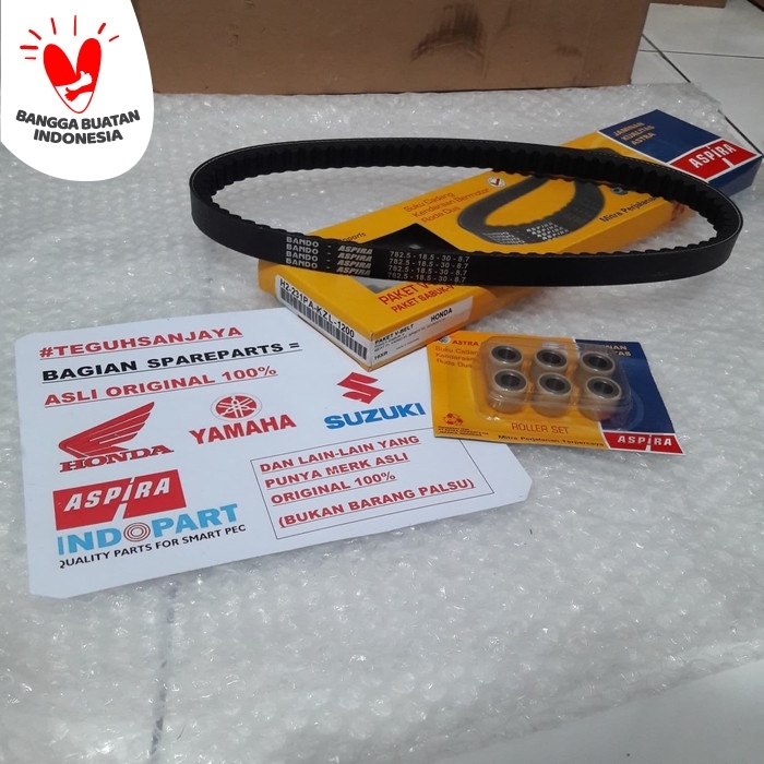 Van Belt V-Belt V Belt Set Beat Spacy Scoopy Vario 110 Fi Aspira