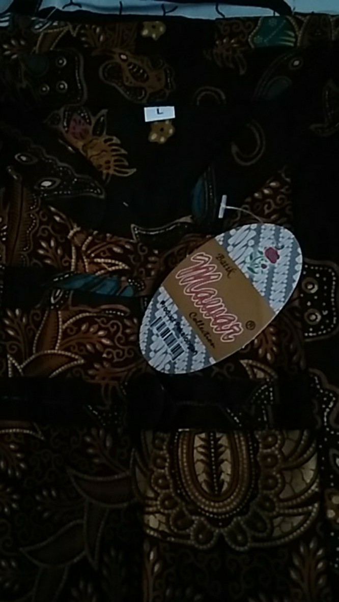 Longcardi Batik Sogan Outer Kardigan Wanita Modern Casual Formal Katun Premium High Quality