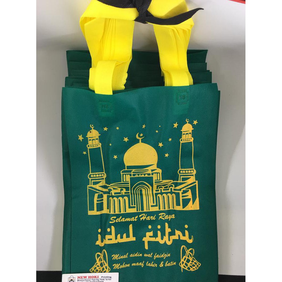 

Ready Stock Tas Kain Spunbond Goodie Bag 25 X 35 Lebaran / Idul Fitri