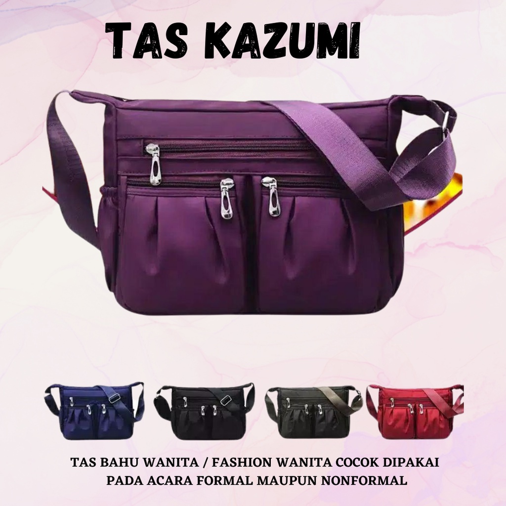 TAS SELEMPANG WANITA / TAS KAZUMI / TAS BAHU WANITA / FASHION WANITA