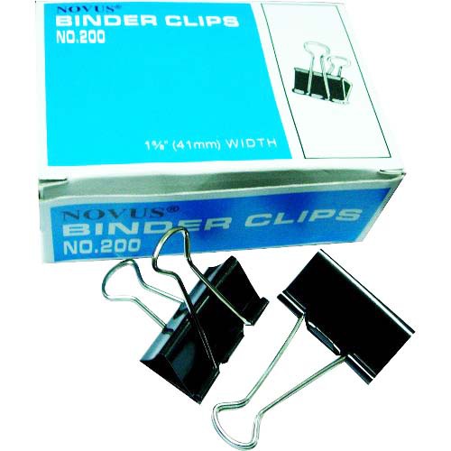 

Novus Binder Clips No.200 (41mm) Penjepit kertas