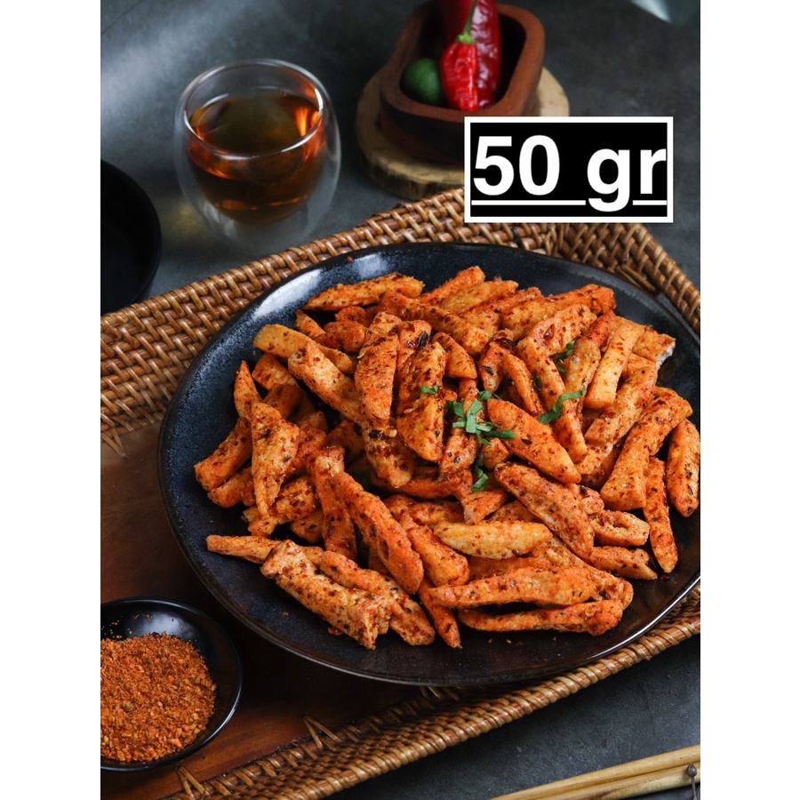 

BASRENG PEDAS DAUN JERUK 50gram JELEGUR.ID | PEDAS | XTRA PEDAS | ORIGINAL / BASRENG / BASO GORENG / BAKSO GORENG / BASO GORENG STICK