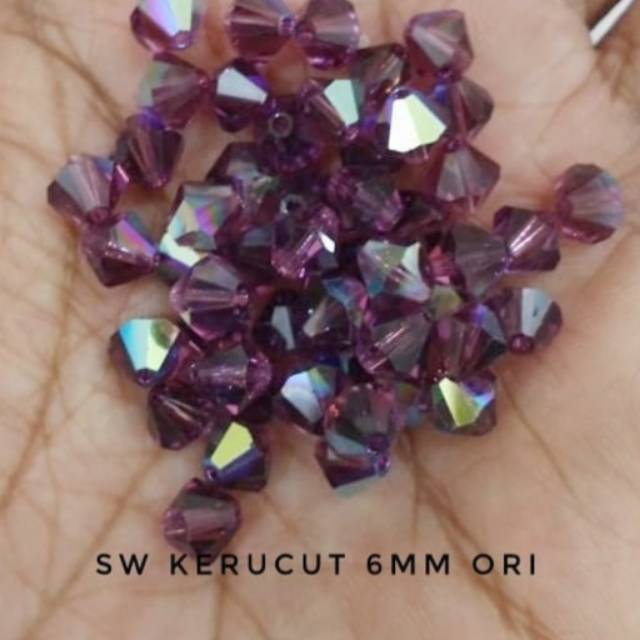 Swarovski Kerucut 6mm original lusinan