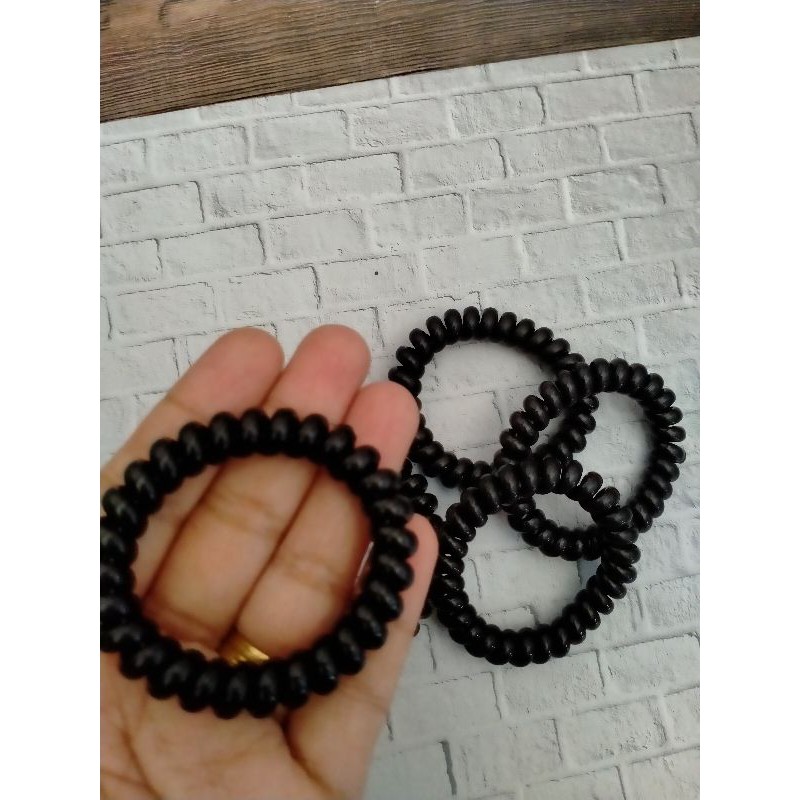 Tali ikat rambut spiral kabel