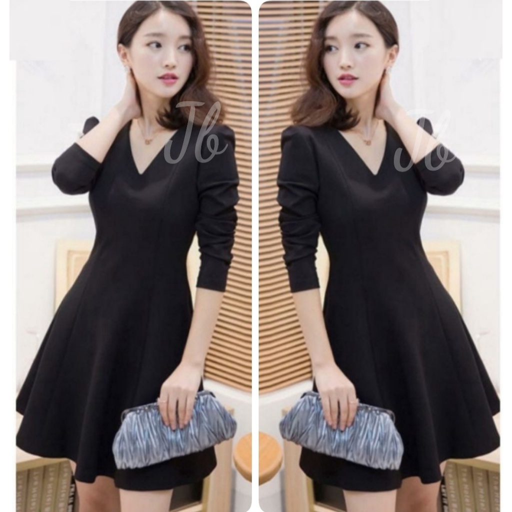 [VLFK] Dress Korea / Baju Dress Wanita / Dress / Dress Pesta / Dres Wanita Murah