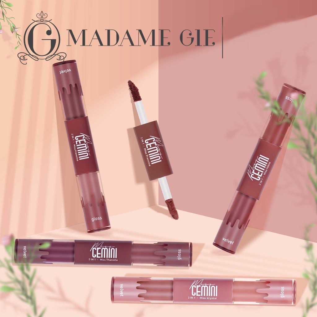 Madame Gie Miss Gemini 2in1 Gloss &amp; Velvet