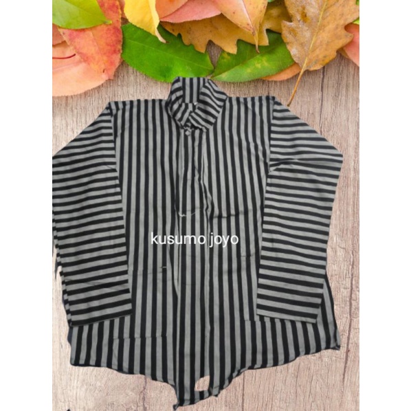 Baju Pria Surjan Lurik Bahan Alusan Katun Primis