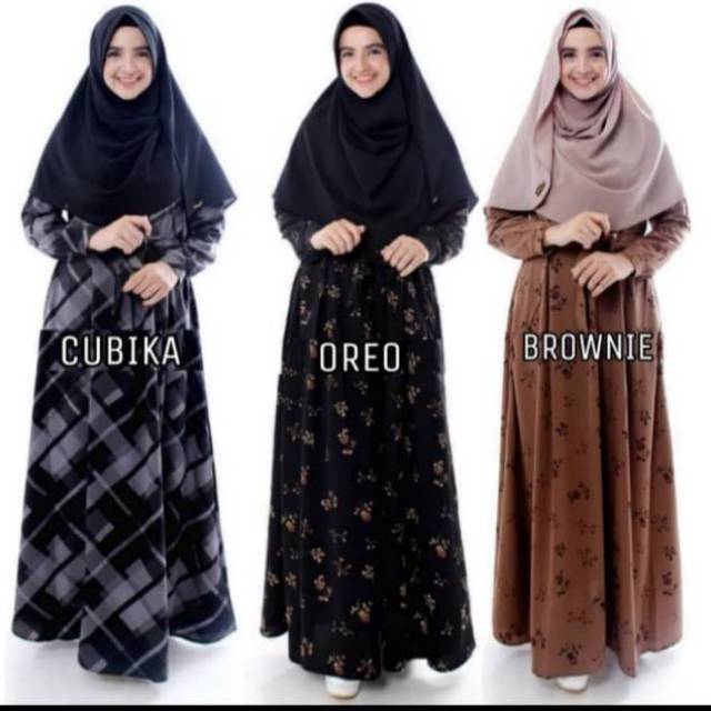 Gamis cantik / gamis katun jepang premium