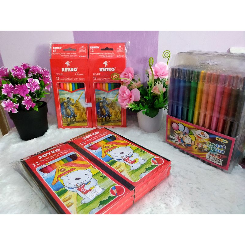 

Murah! Crayon, Pensil Warna Joyko Kenko