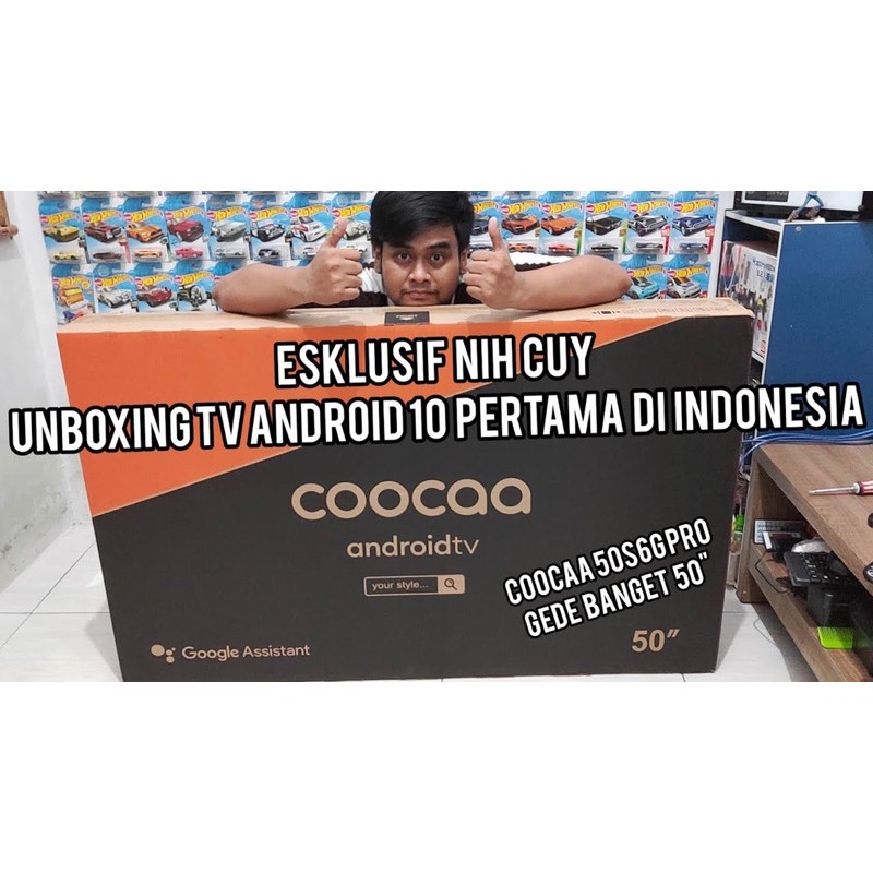 JNE KHUSUS LUAR KOTA COOCAA LED TV 50 inch 50S6GPRO ANDROID 10