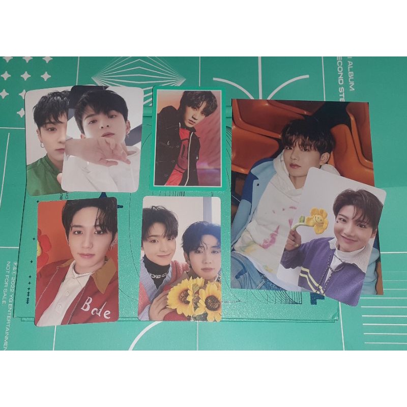 OFFICIAL PHOTOCARD TREASURE THE SECOND STEP : CHAPTER ONE BENE KTOWN ASAHI PB GREEN VER. JUNKYU MASH