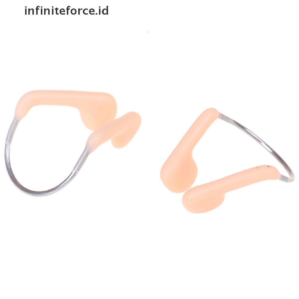 (Infiniteforce.Id) Klip Hidung Bahan Silikon Anti Slip Untuk Diving / Renang